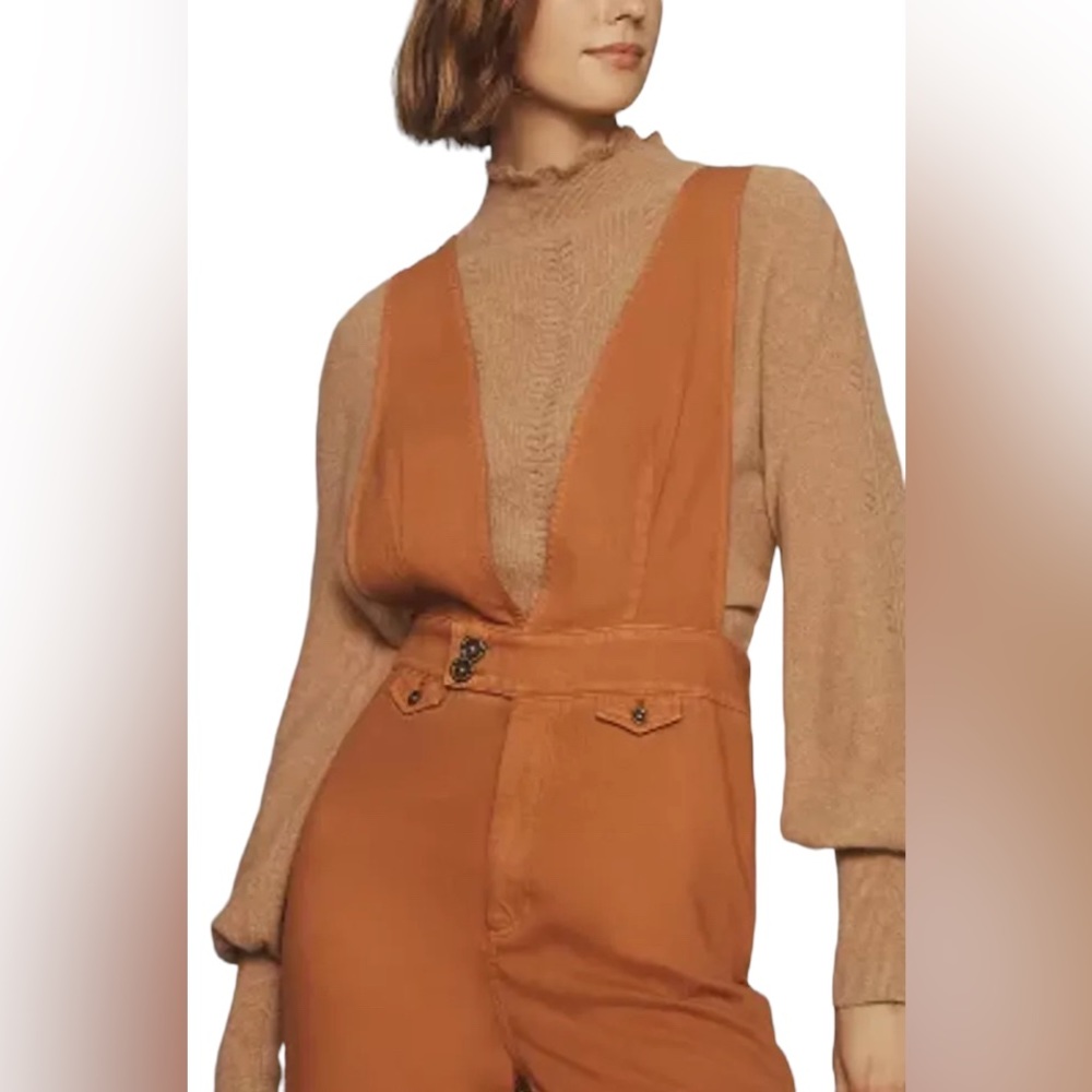 ANTHROPOLOGIE Pilcro Deep-V Jumpsuit/ Size: 27/ NWT